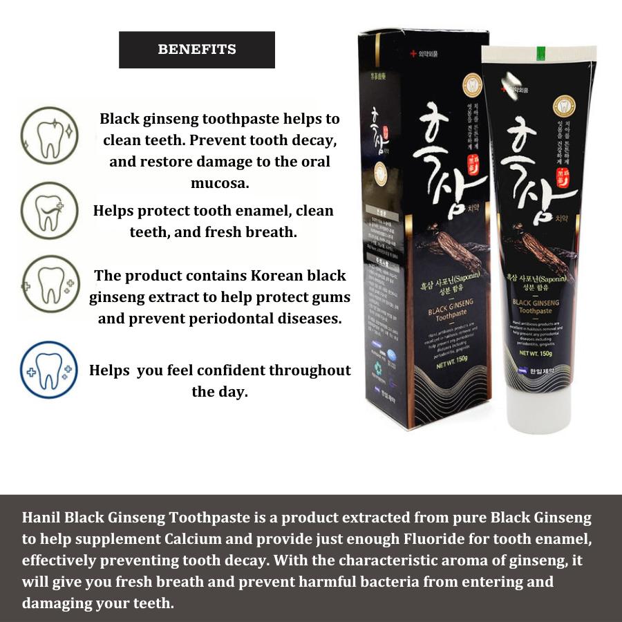 KOREAN GINSENG TOOTHPASTE KEM ĐÁNH RĂNG NHÂN SÂM