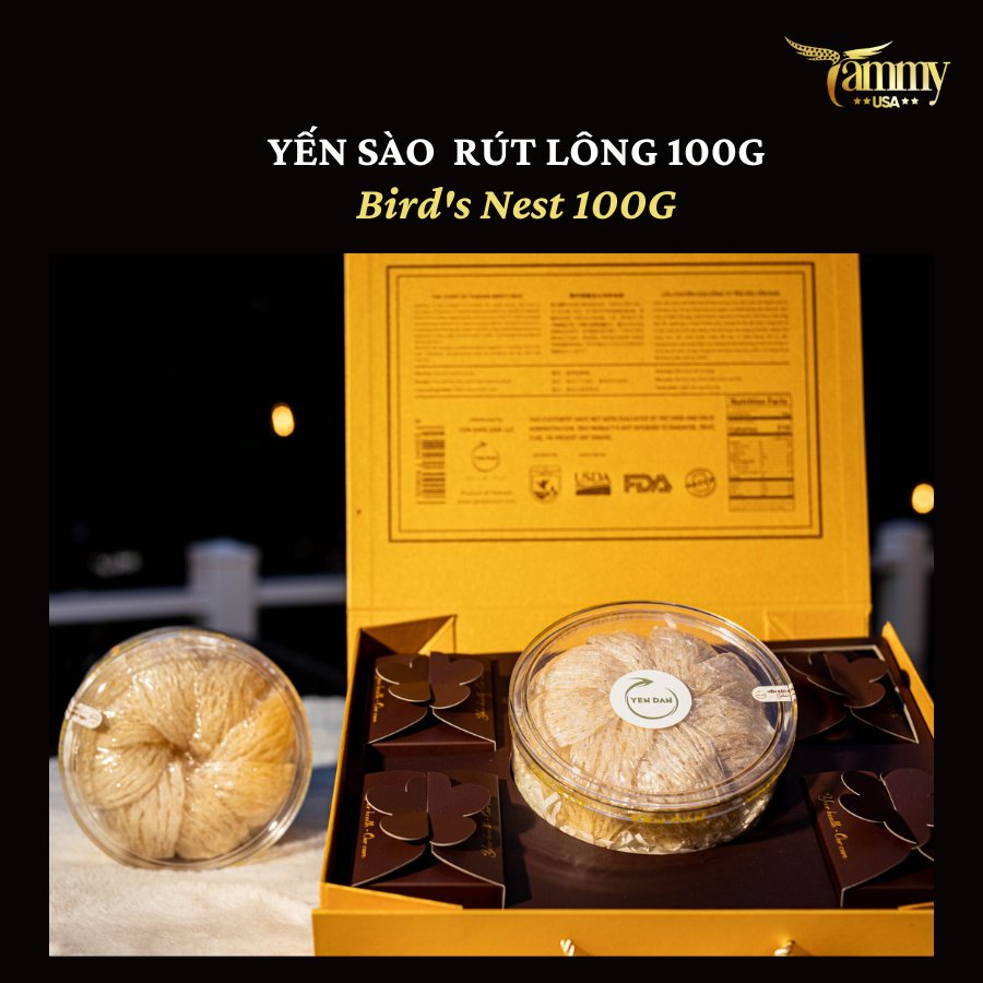 Birds nest Yen tinh chแบฟ 100GR