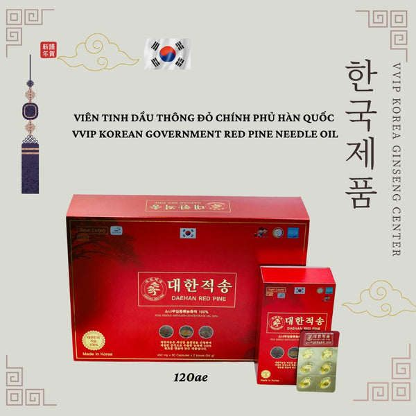 Tinh dầu thông đỏ chính phủ Hàn Quốc VVIP (Red pine essential oil Korean government)