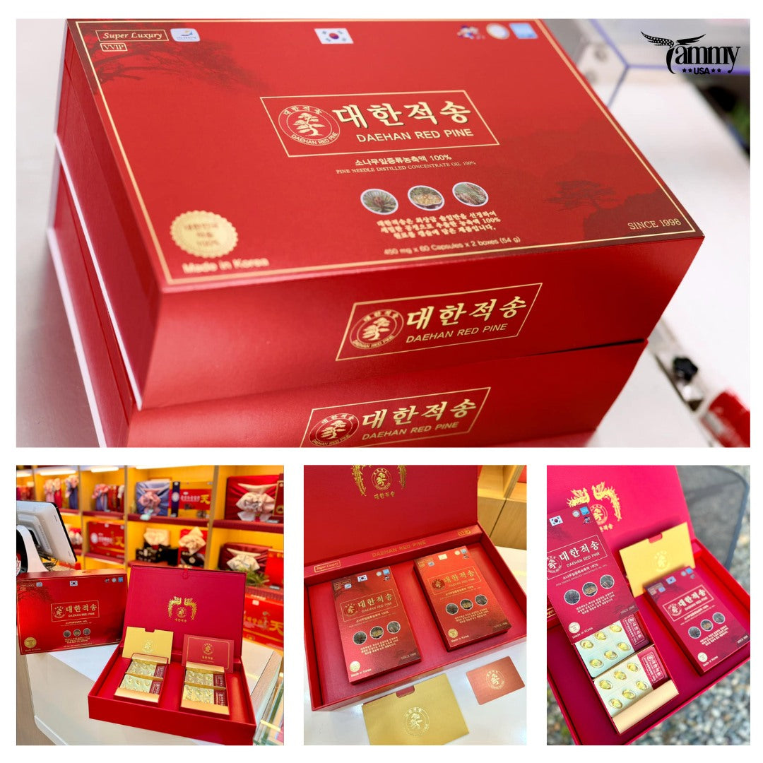 Tinh dầu thông đỏ chính phủ Hàn Quốc VVIP (Red pine essential oil Korean government)