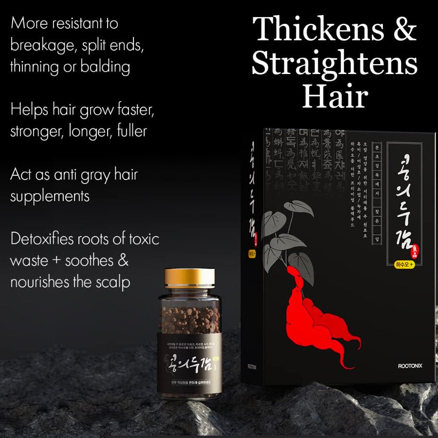 ROOTONIX Black bean Supplement HASUO KOREA  (HÀ THỦ Ô)