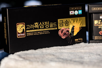 Korea 6 Year Black Ginseng Premimum Gold 240g x 4 bottle