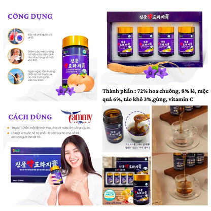 CAO TRỊ HO CHIẾT XUẤT RỄ HOA CHUÔNG HÀN QUỐC