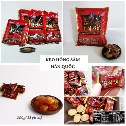 KẸO NHÂN SÂM HÀN QUỐC KOREA GINSENG CANDIES