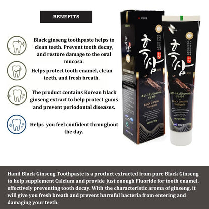 KOREAN GINSENG TOOTHPASTE KEM ĐÁNH RĂNG NHÂN SÂM