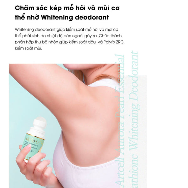 khử mùi hôi nach & dưỡng trắng